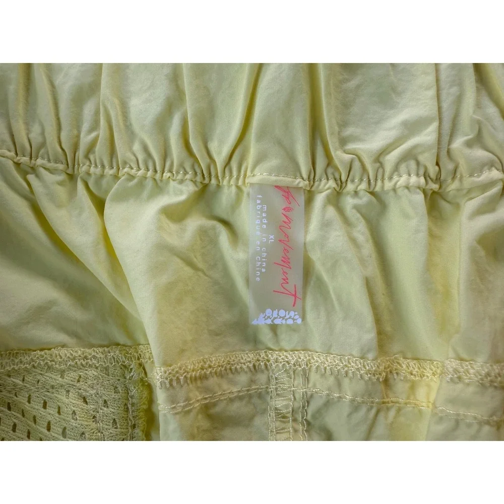Free People Movement In the‎ Wild Outdoor Lightweight Shorts Yellow XL NWT - Picture 5 of 9